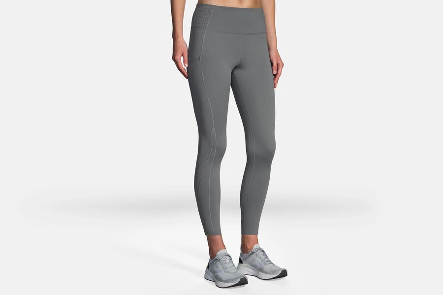 Womens Brooks Method 7/8 Tight Bottoms Steel | 620958-OQS